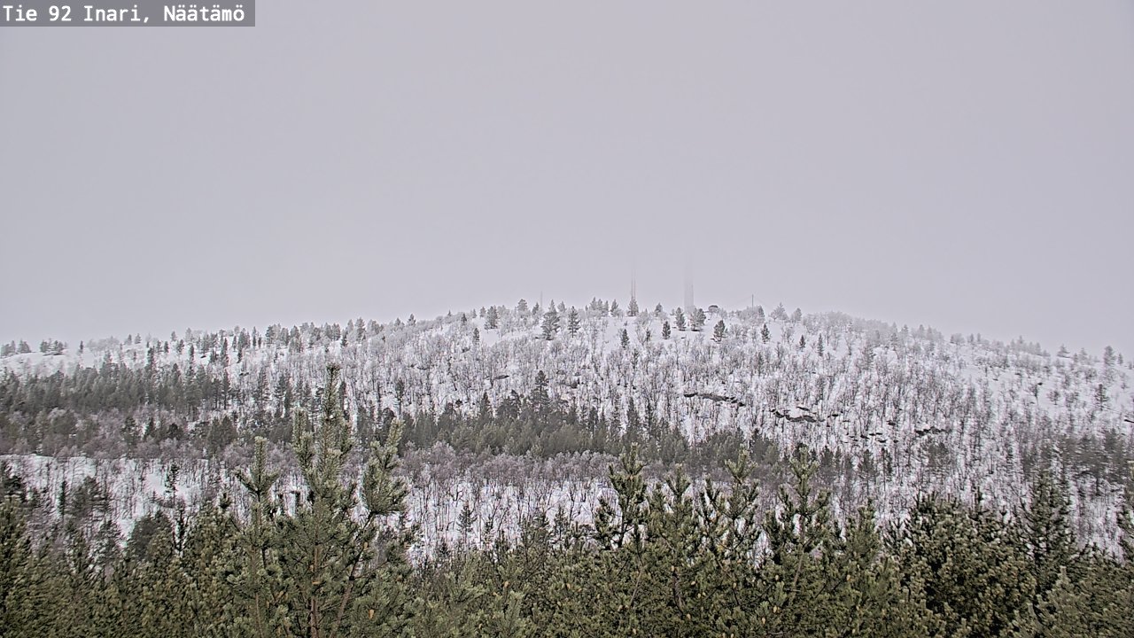 Kelikamerat Kuva Tie 92 Inari, Näätämö, Inari, Lappi