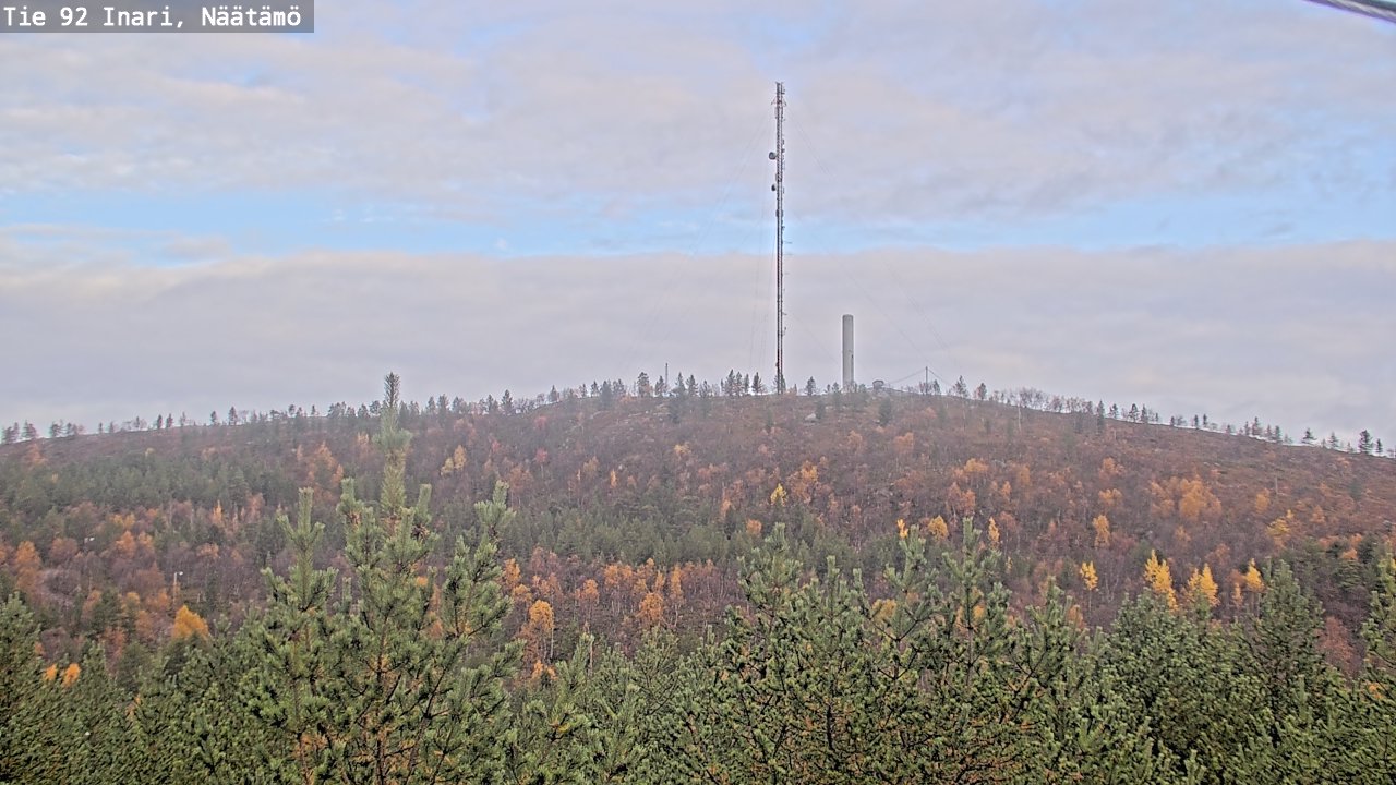 Kelikamerat Kuva Tie 92 Inari, Näätämö, Inari, Lappi