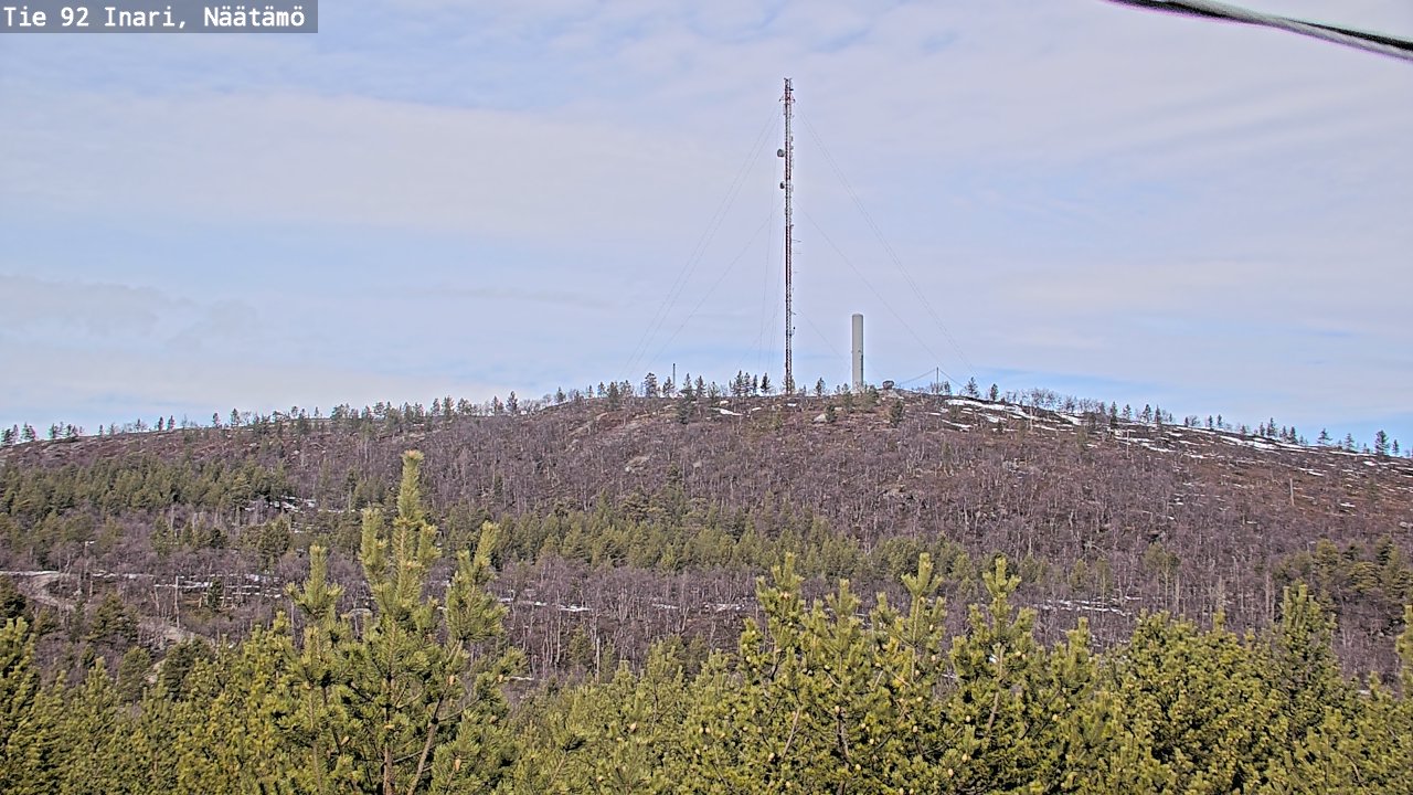 Kelikamerat Kuva Tie 92 Inari, Näätämö, Inari, Lappi