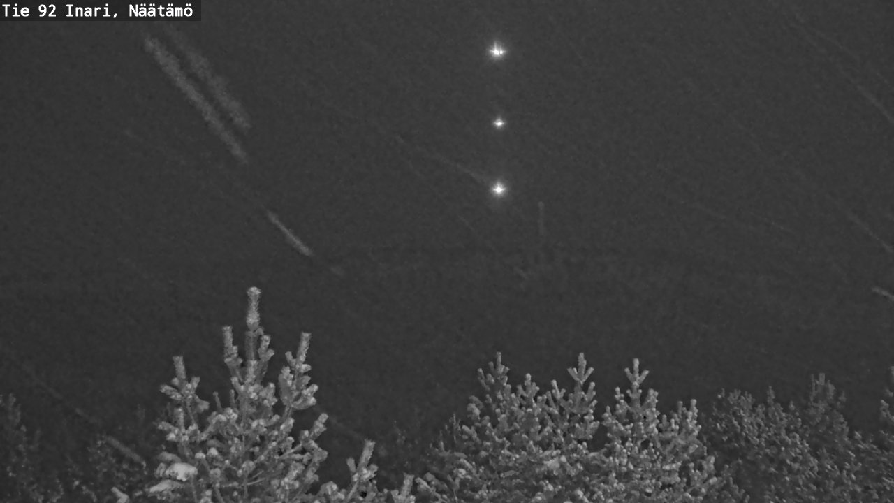 Weather Camera Image Road 92 Inari, Näätämö, Inari, Lappi