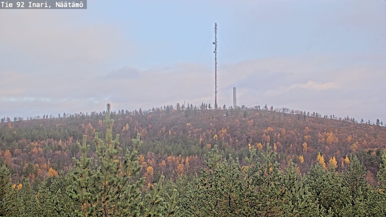 Kelikamerat Kuva Tie 92 Inari, Näätämö, Inari, Lappi