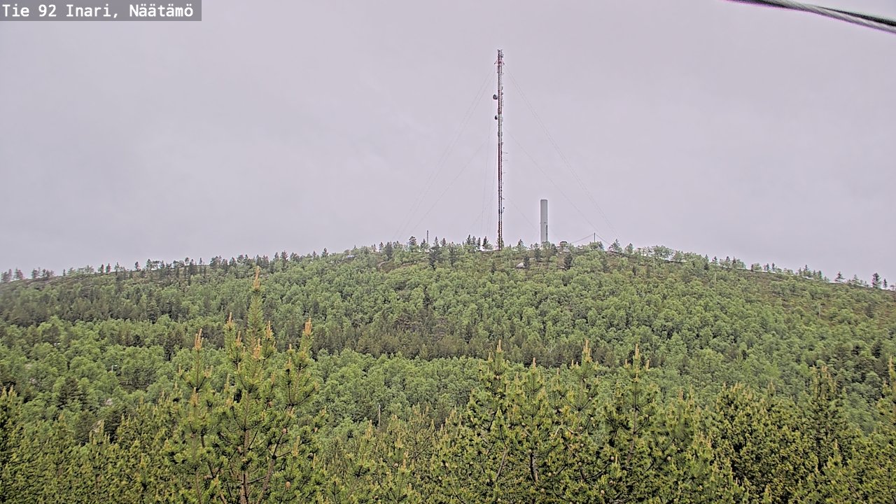 Weather Camera Image Road 92 Inari, Näätämö, Inari, Lappi