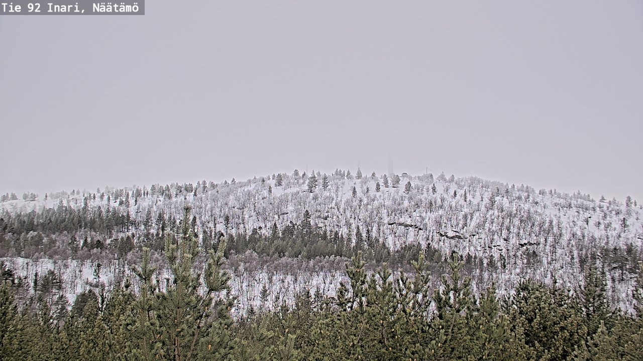 Kelikamerat Kuva Tie 92 Inari, Näätämö, Inari, Lappi