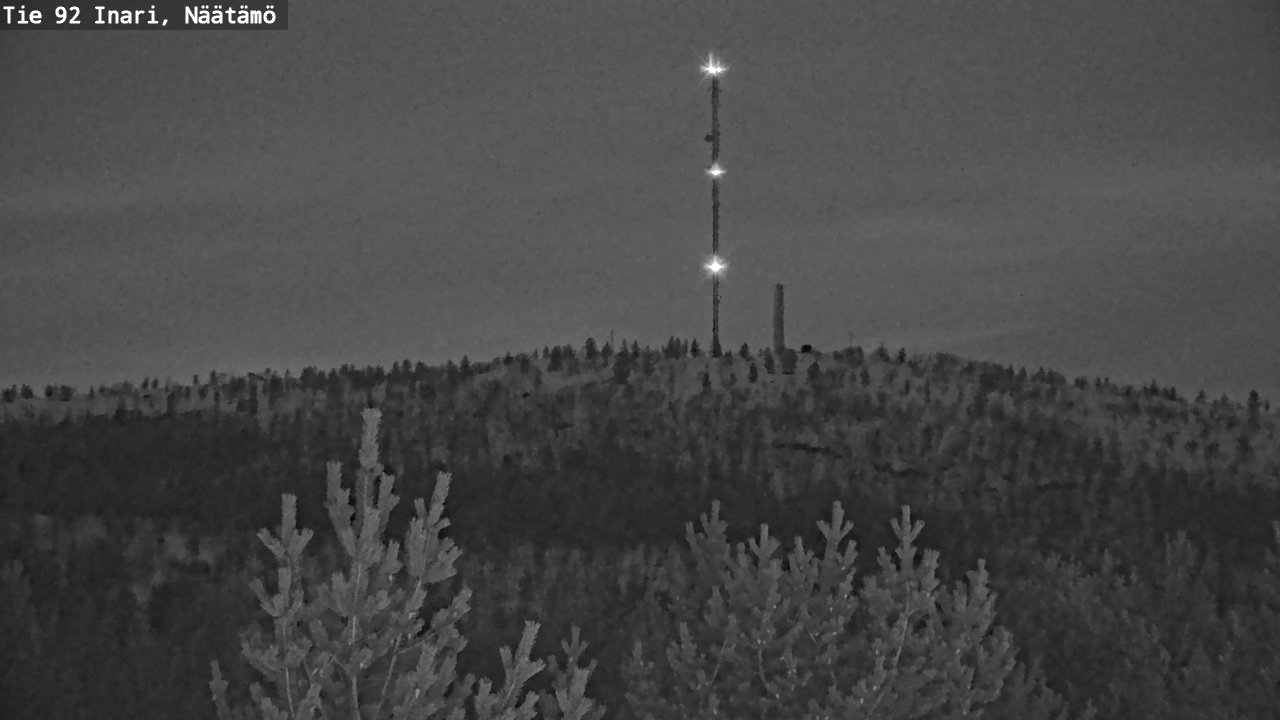 Kelikamerat Kuva Tie 92 Inari, Näätämö, Inari, Lappi