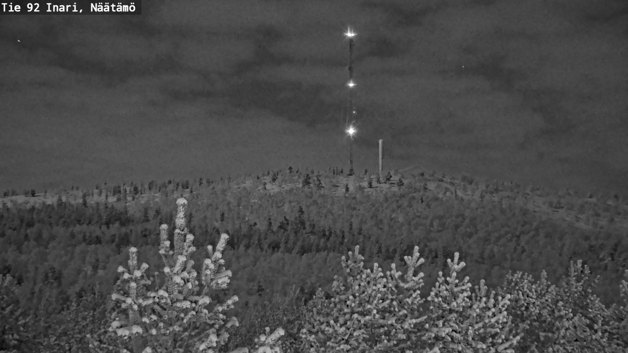 Kelikamerat Kuva Tie 92 Inari, Näätämö, Inari, Lappi