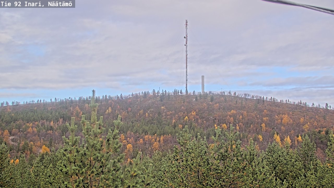 Kelikamerat Kuva Tie 92 Inari, Näätämö, Inari, Lappi