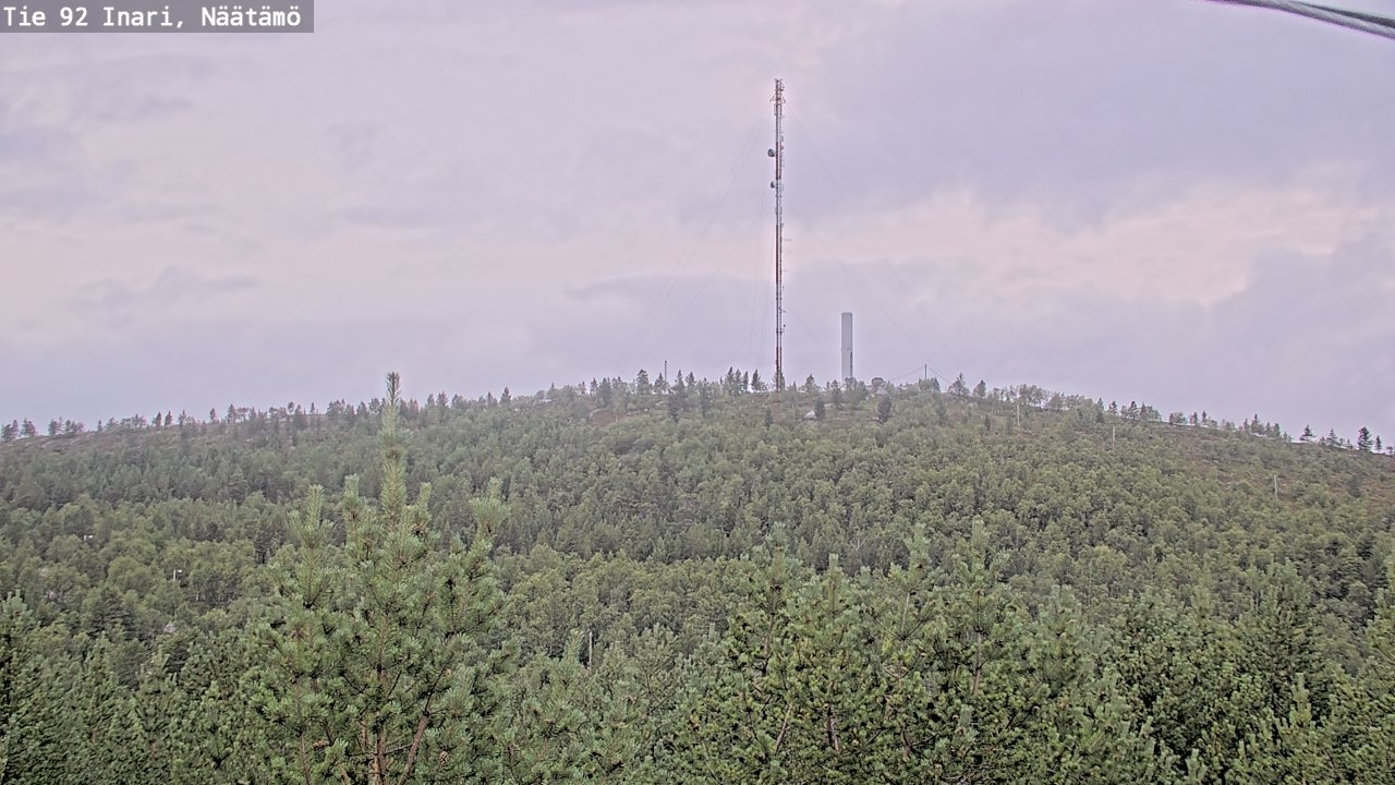 Kelikamerat Kuva Tie 92 Inari, Näätämö, Inari, Lappi