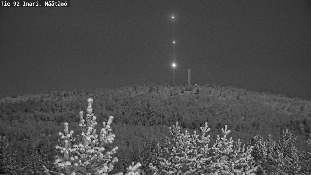 Kelikamerat Kuva Tie 92 Inari, Näätämö, Inari, Lappi