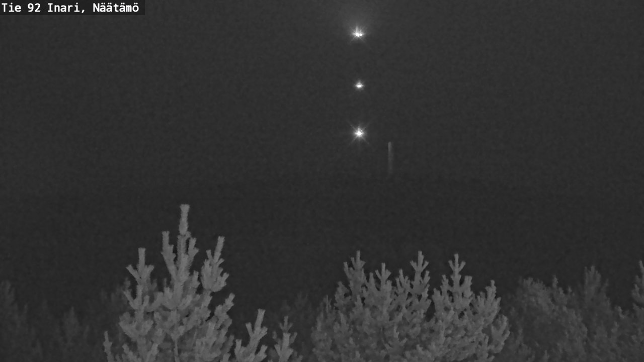 Kelikamerat Kuva Tie 92 Inari, Näätämö, Inari, Lappi