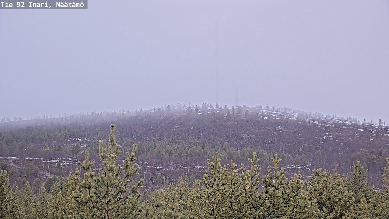 Kelikamerat Kuva Tie 92 Inari, Näätämö, Inari, Lappi