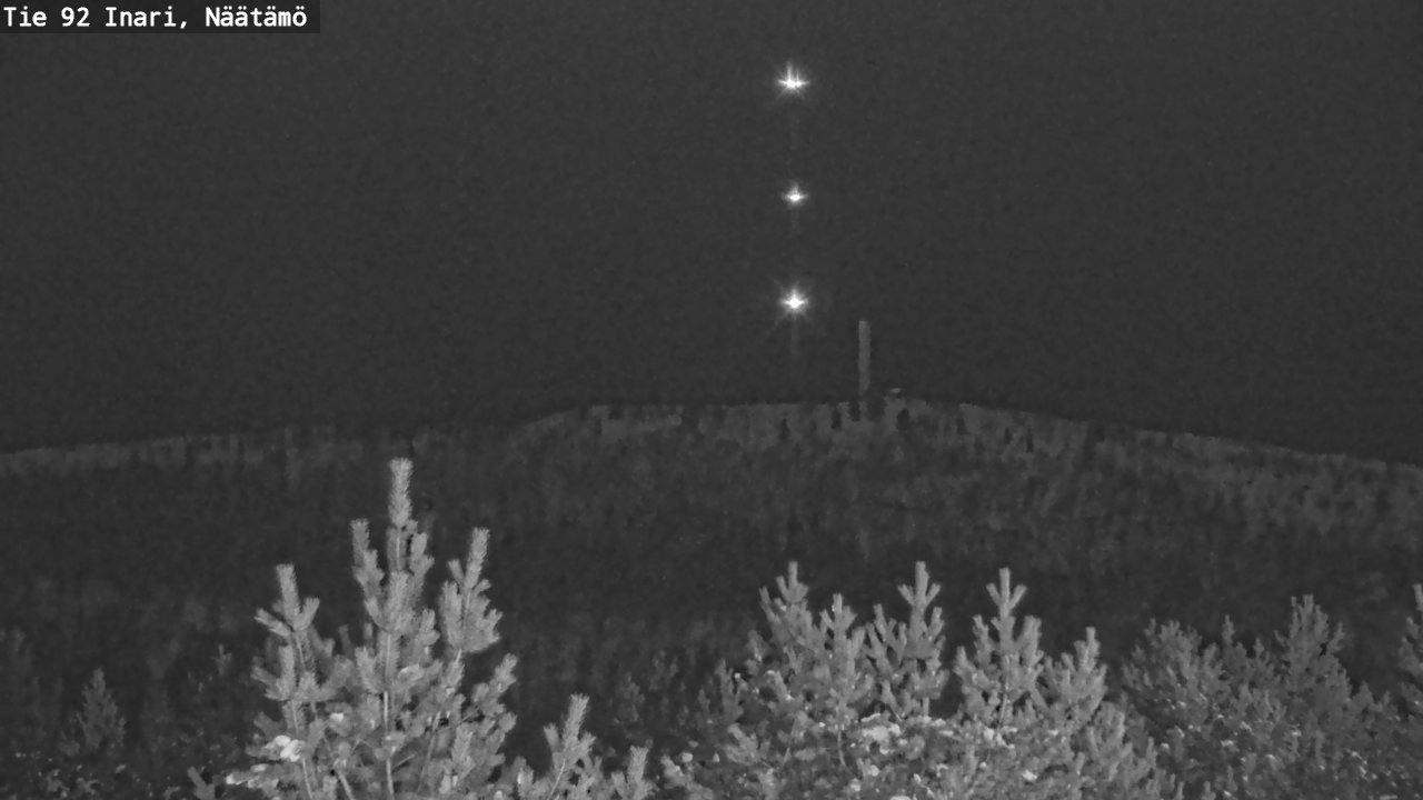 Kelikamerat Kuva Tie 92 Inari, Näätämö, Inari, Lappi