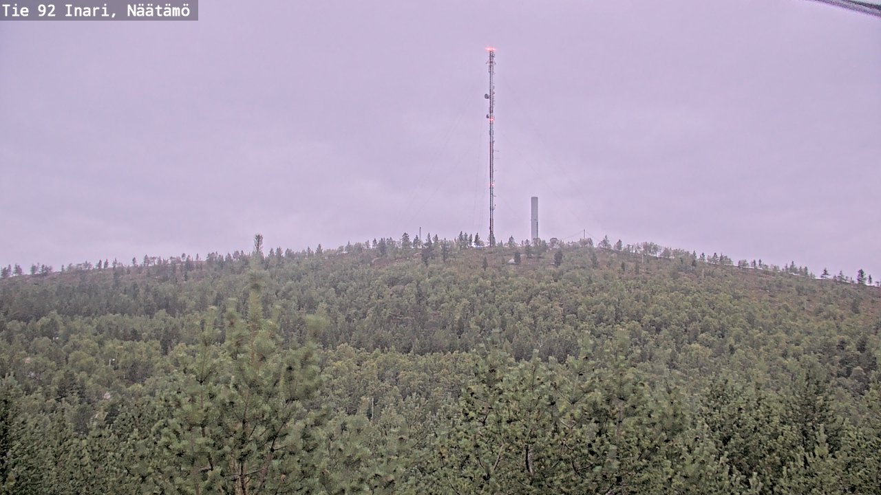 Kelikamerat Kuva Tie 92 Inari, Näätämö, Inari, Lappi