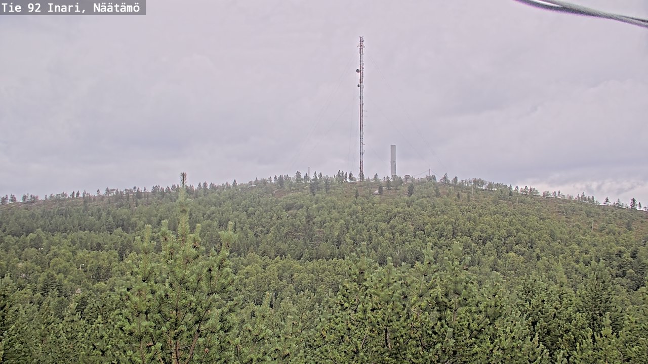 Kelikamerat Kuva Tie 92 Inari, Näätämö, Inari, Lappi