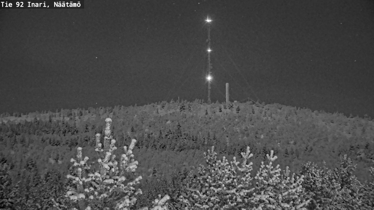 Kelikamerat Kuva Tie 92 Inari, Näätämö, Inari, Lappi