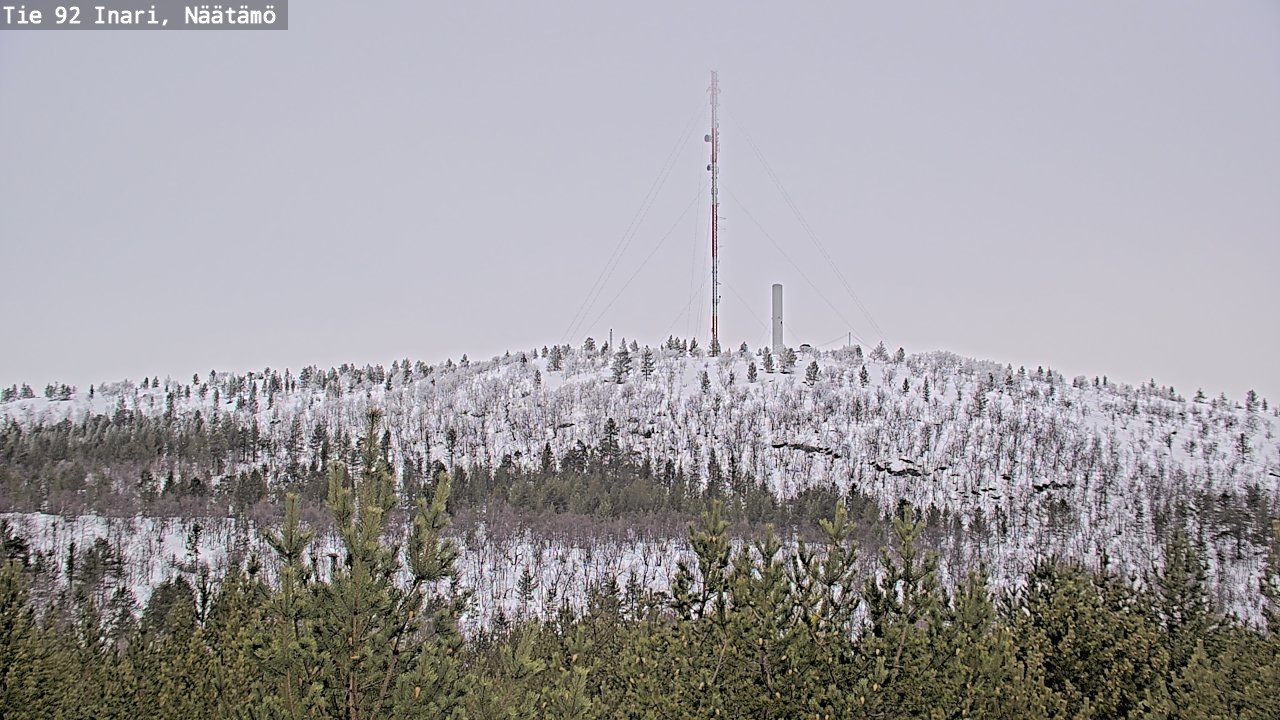 Kelikamerat Kuva Tie 92 Inari, Näätämö, Inari, Lappi
