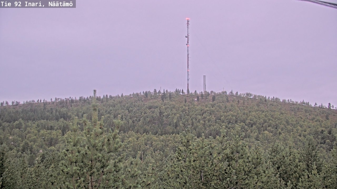 Kelikamerat Kuva Tie 92 Inari, Näätämö, Inari, Lappi