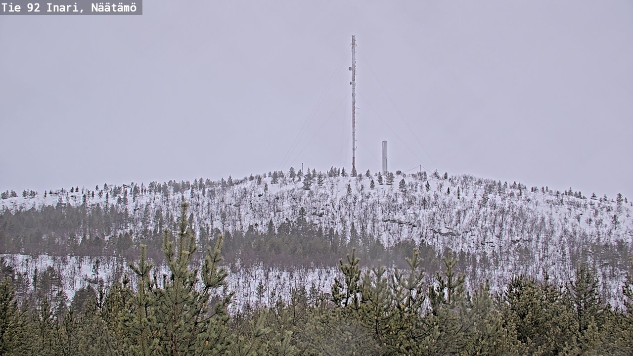 Kelikamerat Kuva Tie 92 Inari, Näätämö, Inari, Lappi