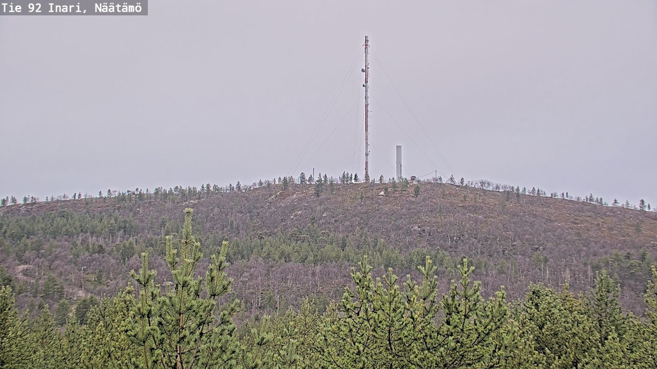 Kelikamerat Kuva Tie 92 Inari, Näätämö, Inari, Lappi