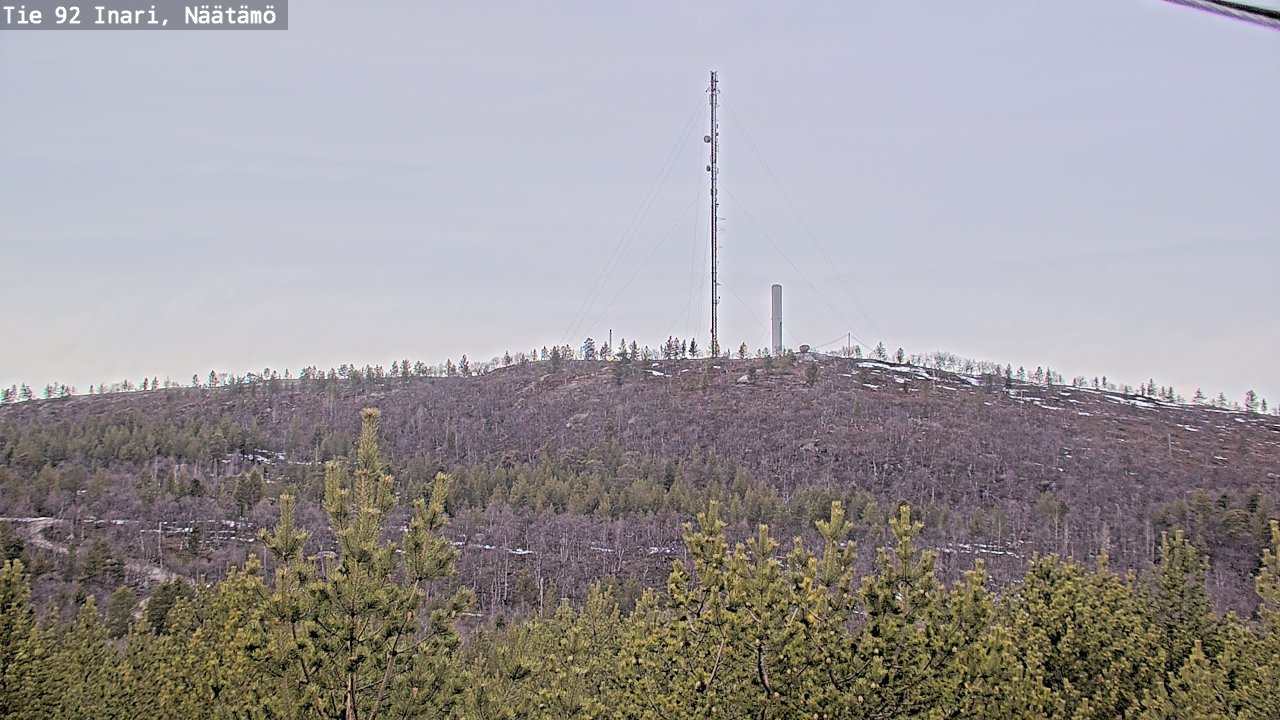 Kelikamerat Kuva Tie 92 Inari, Näätämö, Inari, Lappi