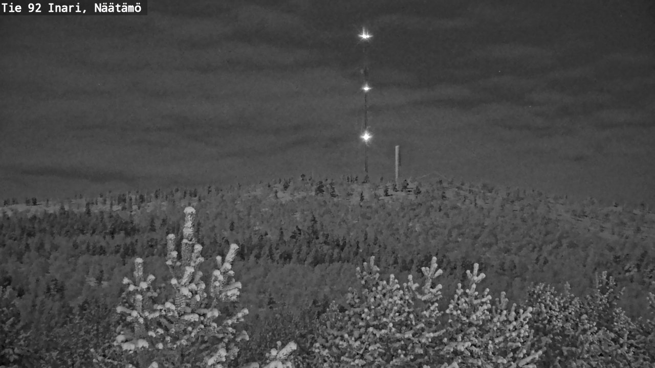 Kelikamerat Kuva Tie 92 Inari, Näätämö, Inari, Lappi