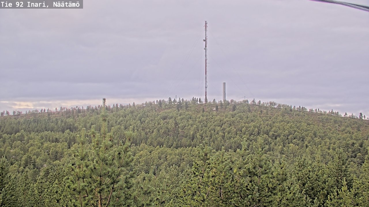 Kelikamerat Kuva Tie 92 Inari, Näätämö, Inari, Lappi