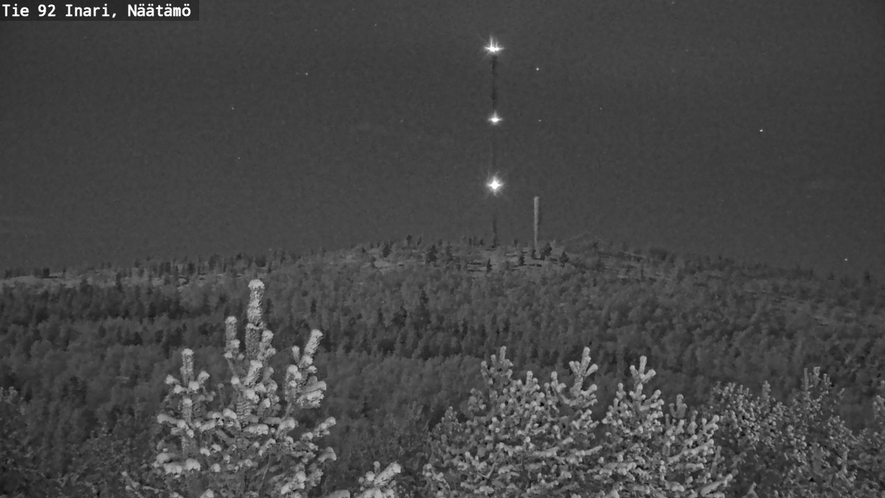 Kelikamerat Kuva Tie 92 Inari, Näätämö, Inari, Lappi