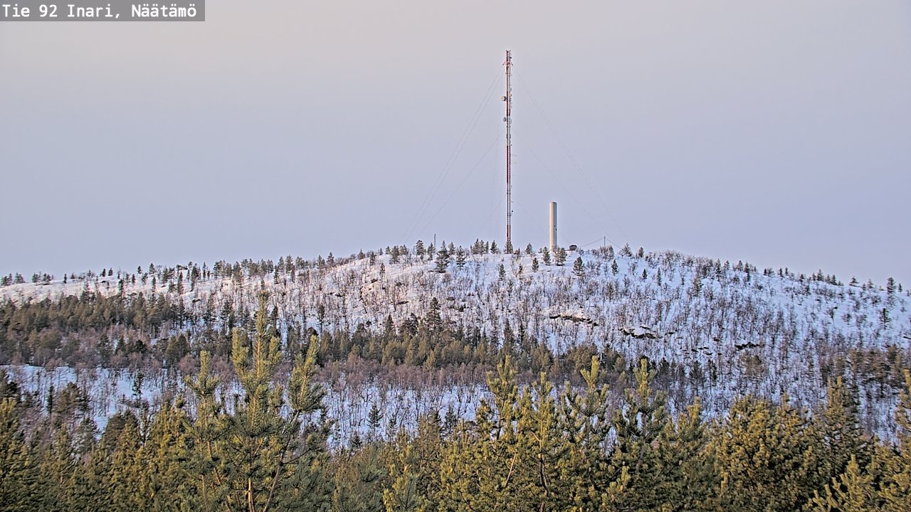 Kelikamerat Kuva Tie 92 Inari, Näätämö, Inari, Lappi