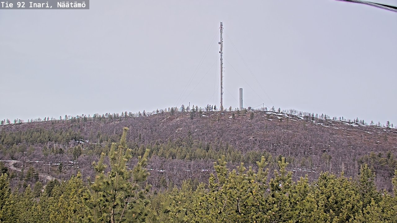 Kelikamerat Kuva Tie 92 Inari, Näätämö, Inari, Lappi