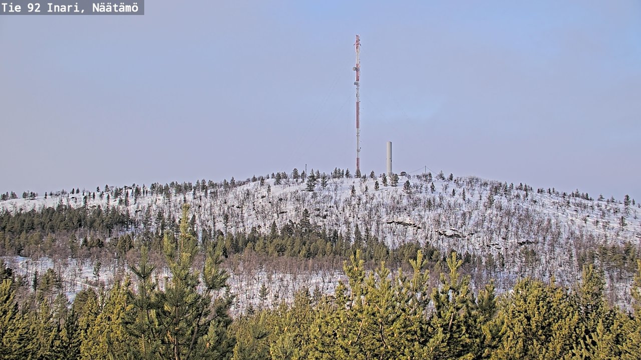 Kelikamerat Kuva Tie 92 Inari, Näätämö, Inari, Lappi