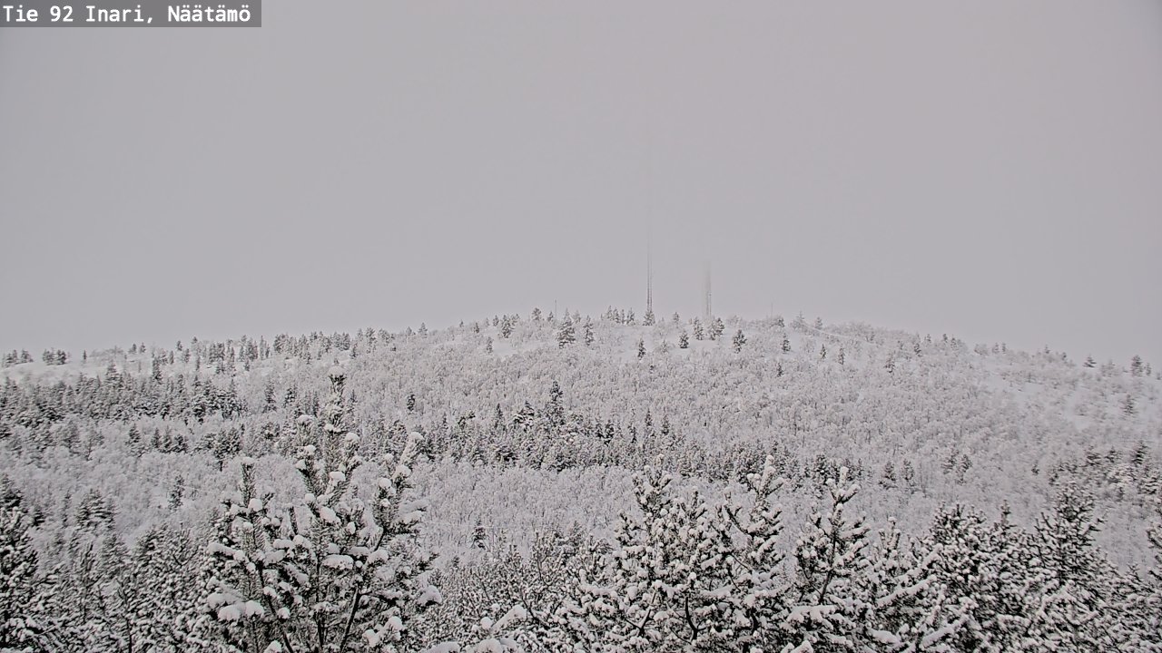 Kelikamerat Kuva Tie 92 Inari, Näätämö, Inari, Lappi