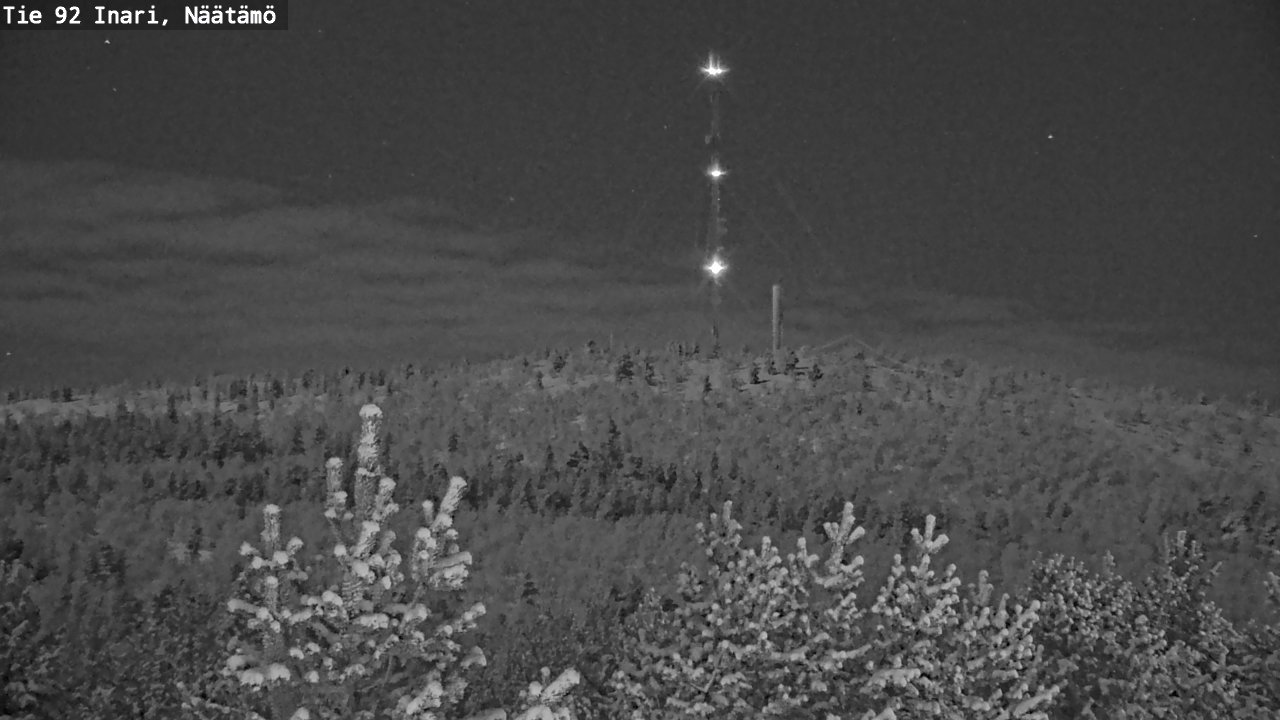 Kelikamerat Kuva Tie 92 Inari, Näätämö, Inari, Lappi