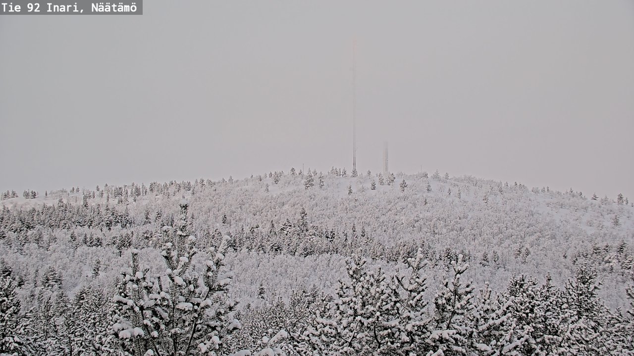 Kelikamerat Kuva Tie 92 Inari, Näätämö, Inari, Lappi