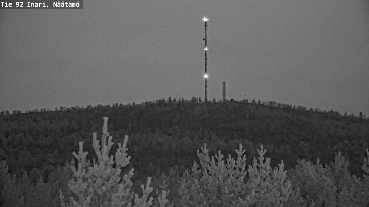 Kelikamerat Kuva Tie 92 Inari, Näätämö, Inari, Lappi