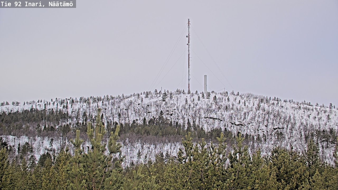 Kelikamerat Kuva Tie 92 Inari, Näätämö, Inari, Lappi