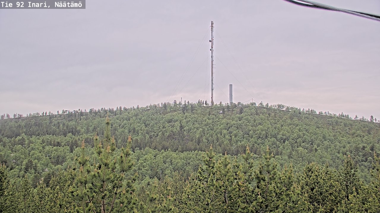 Kelikamerat Kuva Tie 92 Inari, Näätämö, Inari, Lappi