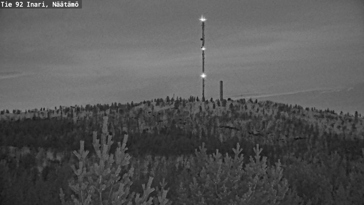 Kelikamerat Kuva Tie 92 Inari, Näätämö, Inari, Lappi