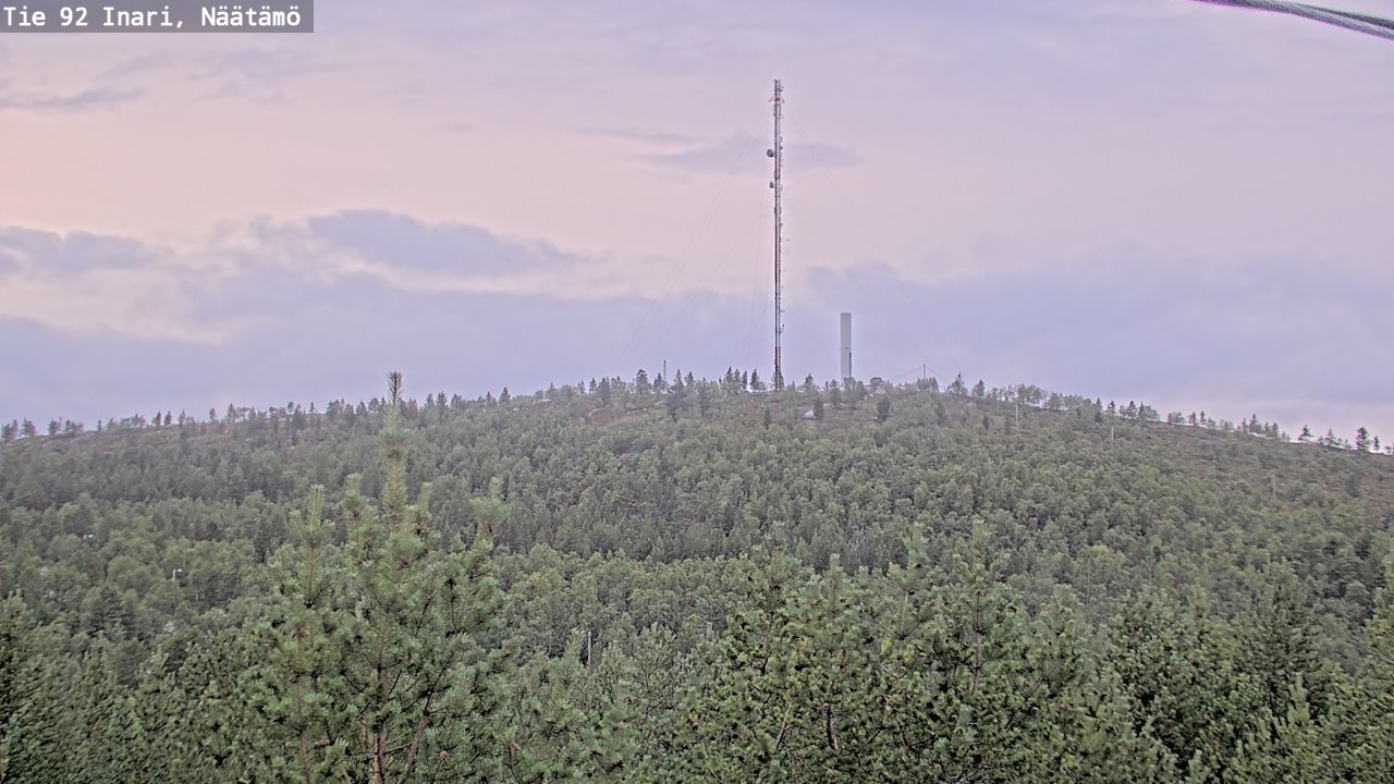 Kelikamerat Kuva Tie 92 Inari, Näätämö, Inari, Lappi