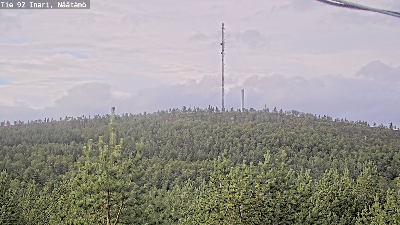 Kelikamerat Kuva Tie 92 Inari, Näätämö, Inari, Lappi