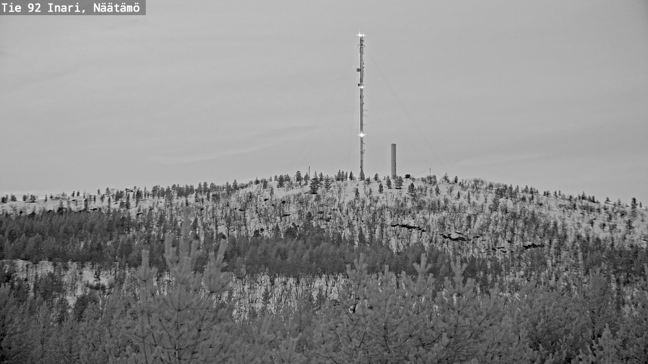 Kelikamerat Kuva Tie 92 Inari, Näätämö, Inari, Lappi