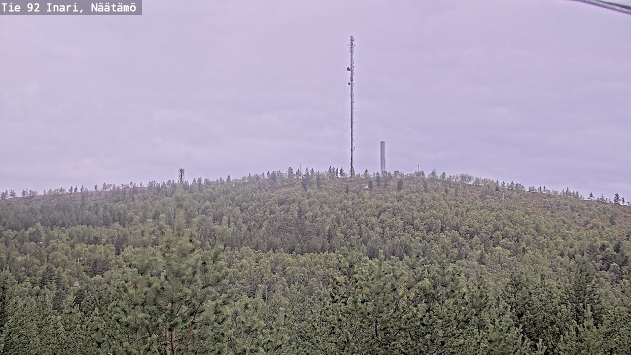 Weather Camera Image Road 92 Inari, Näätämö, Inari, Lappi