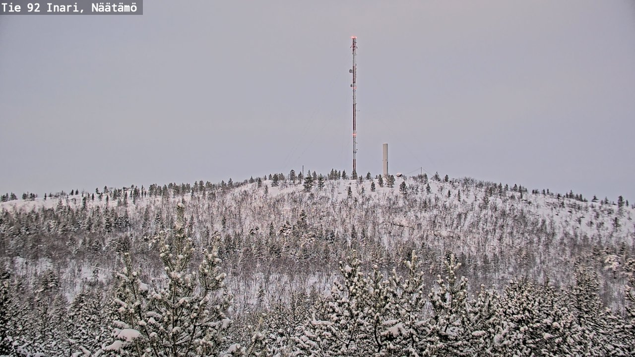 Weather Camera Image Road 92 Inari, Näätämö, Inari, Lappi