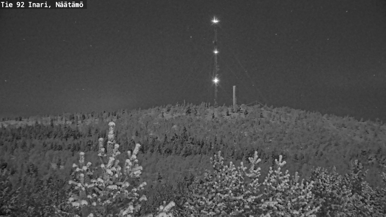 Kelikamerat Kuva Tie 92 Inari, Näätämö, Inari, Lappi