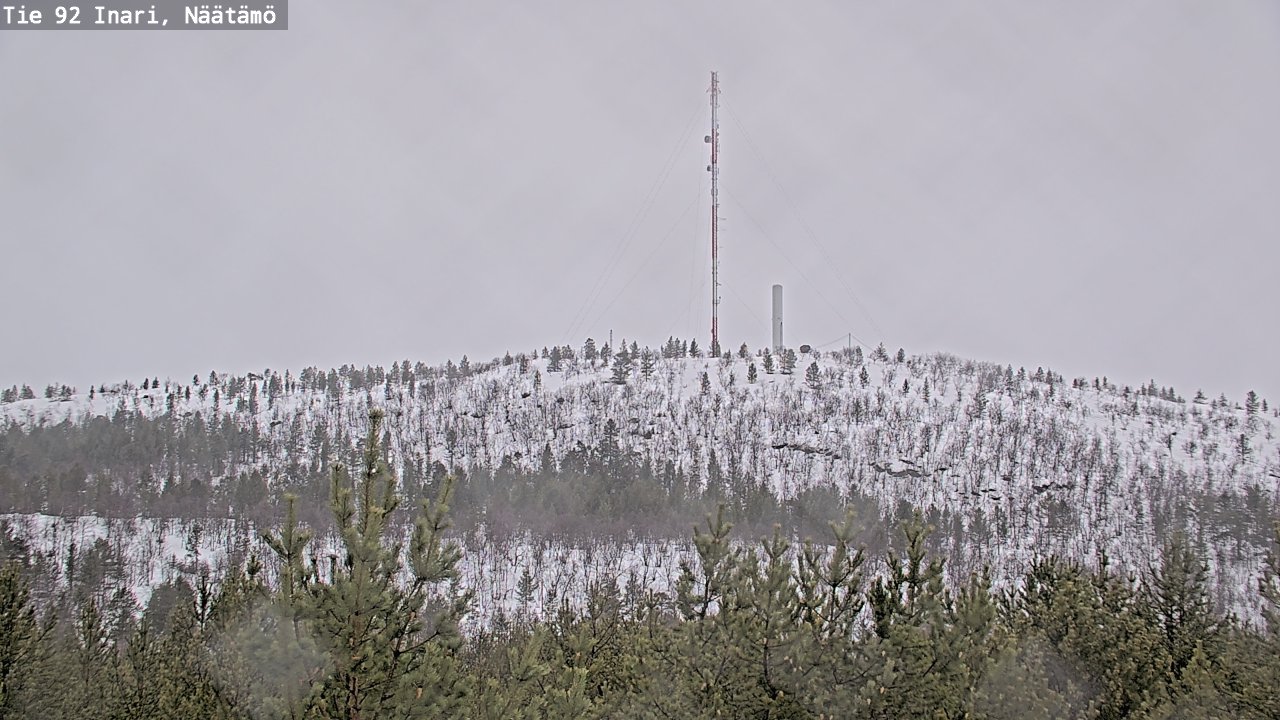 Weather Camera Image Road 92 Inari, Näätämö, Inari, Lappi