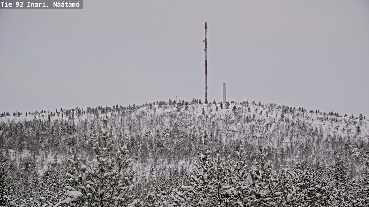 Weather Camera Image Road 92 Inari, Näätämö, Inari, Lappi