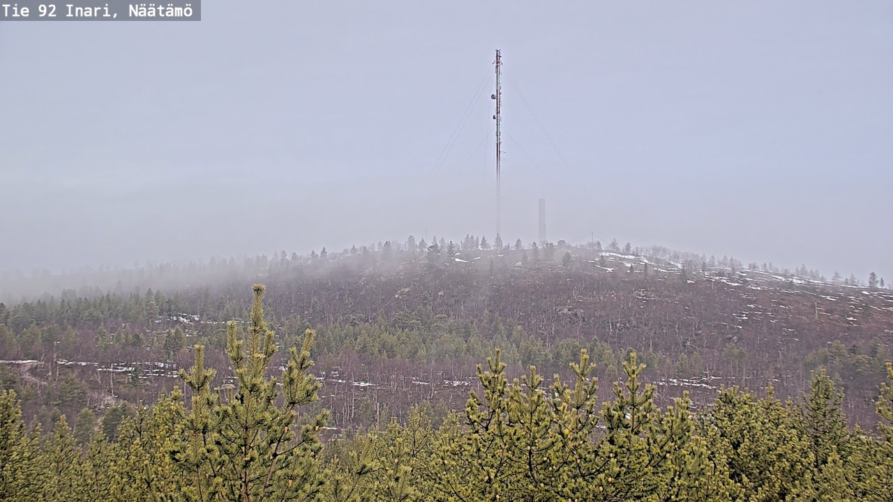 Kelikamerat Kuva Tie 92 Inari, Näätämö, Inari, Lappi