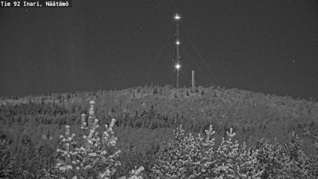 Kelikamerat Kuva Tie 92 Inari, Näätämö, Inari, Lappi