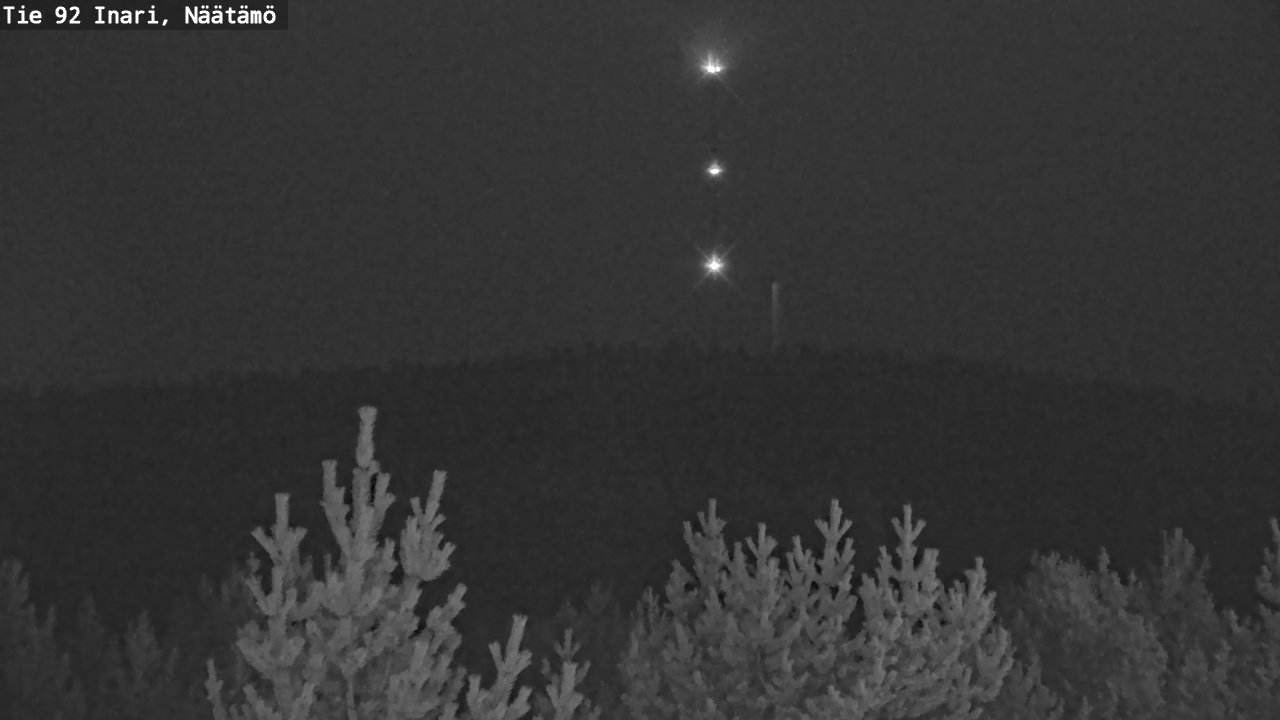 Kelikamerat Kuva Tie 92 Inari, Näätämö, Inari, Lappi