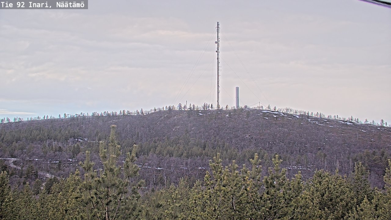 Kelikamerat Kuva Tie 92 Inari, Näätämö, Inari, Lappi