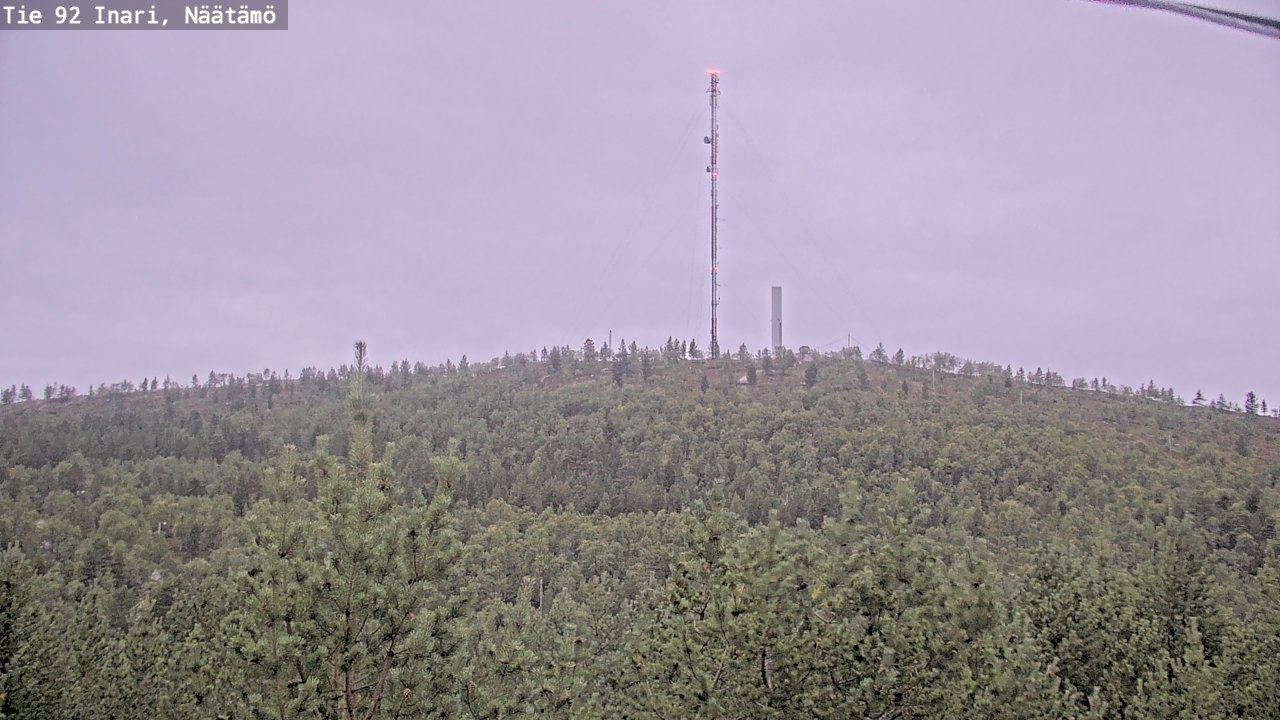Kelikamerat Kuva Tie 92 Inari, Näätämö, Inari, Lappi