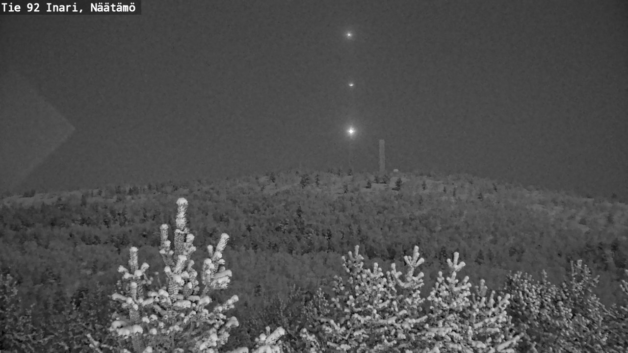 Kelikamerat Kuva Tie 92 Inari, Näätämö, Inari, Lappi